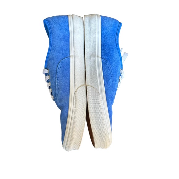 Vans Authentic Blue Pig Suede Skate Shoe Unisex M 7.5 W 9 - Picture 2 of 7